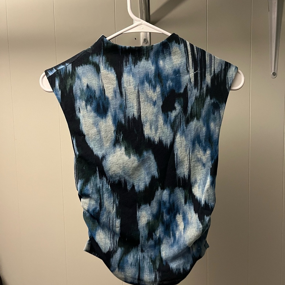 Abercrombie & Fitch Blue Graphic Muscle Tee
